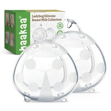 Milk Collector Wearable Milk Collector Ladybug Breastmilk 2 PCS 2.5 Ounce