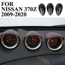 Carbon Fiber Style Center Console Instrument Panel Top Cover For Nissan 370z
