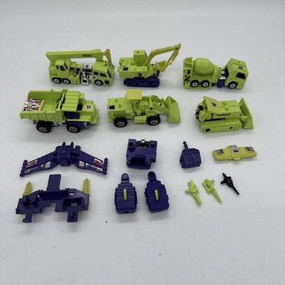 Transformers G1 Combiners Construction Devastator T12 Near Complete 