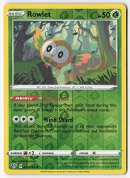 Rowlet 011/189 Darkness Ablaze Reverse Holo Common