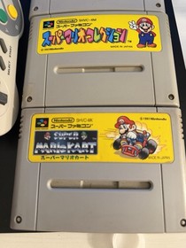 Super Famicom SFC SNES Console 4 Mario Games Tested and Works Japan