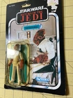 ROTJ Admiral Ackbar Carded Vintage - 65 Back- Sealed Yellow Bubble Cracked