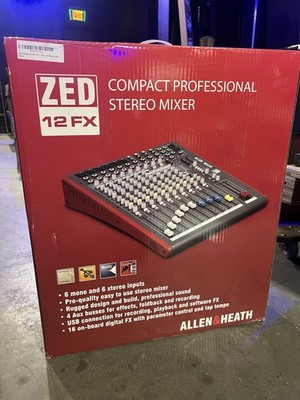 Allen & Heath Zed 12FX Analog Mixing Console