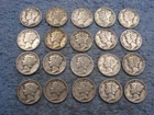 20 SILVER MERCURY DIMES WITH DATES   lot 10