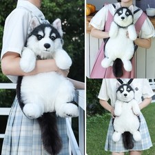Simulation Dog Plush Toy Backpack Realistic A...