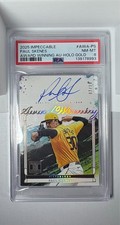 2025 Panini Impeccable Paul Skenes Auto Holo Gold /10 PSA 8