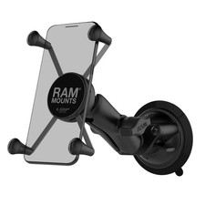 RAM Twist Lock Suction Cup Mount w/ X-Grip Holder for Large Plus Size Phone GPS