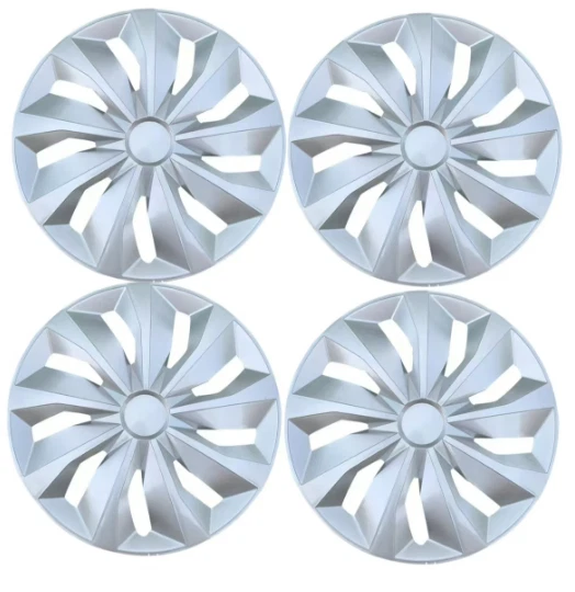 15" inch Hubcaps For Pontiac G5 G6 Wheel Rim Covers Snap On Silver 4pcs R15 - Image 4 of 4