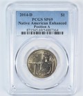 2014-D Sacagawea $1 Native Hospitality Enhanced SP69 PCGS Blue Label *5242 — photo 1