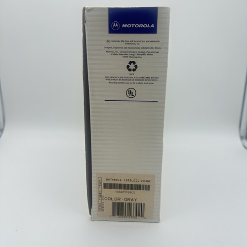 Motorola Flip Fone Cordless Telephone Model 210 Secure Clear *Read Description - Afbeelding 5 van 19