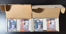 LOT OF (2) 1995 LEAF BASEBALL COMPLETE SERIES 1 & 2 SET 1-400 CARDS MLB
