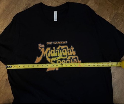 BURT SUGARMAN'S MIDNIGHT SPECIAL MEN'S 2XL BLACK T-SHIRT - LIKE NEW - Picture 3 of 5
