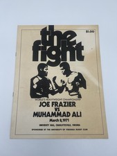 Muhammad Ali Vs Joe Frazier 1 Boxing Program 
