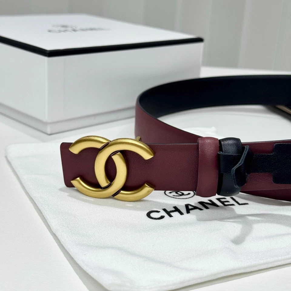 Chanel belt women authentic Reversible new - Image 2 of 4