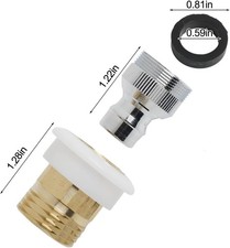 Brass Dishwasher Connection Adapter Snap Coupling 15/16 in 55/64 in x 3/4 in