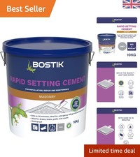 Bostik Cementone Rapid Setting Cement 10kg - Waterproof 20-Minute Repair Mortar