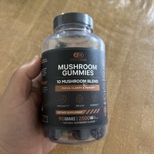 Effective Nutra Mushroom Gummies 2500mg Lions Mane, Reishi, Chaga, Maitake 06/27