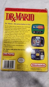 Dr. Mario (Nintendo NES, 1990) CIB - Autentico - Funzionante 