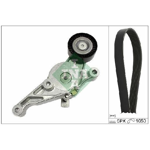 Keilrippenriemensatz FüR VW Golf 1K 521 5M 1.9 2.0 03 Bis 09 INA Neu QualitäT-image
