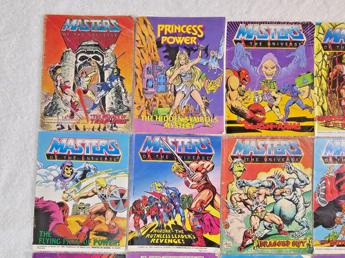 1982-86 He-Man MOTU Mini Comic Lot (27) | 23 Complete + 4 Coverless + Extras VG - Picture 7 of 22