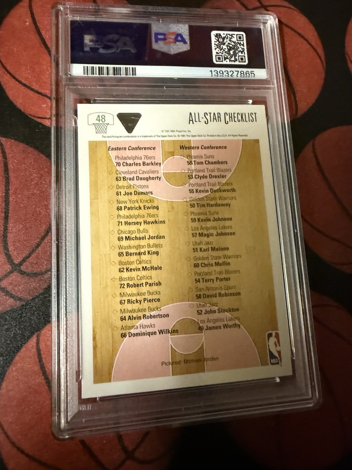 🔥michael jordan 91-92 💎PSA 9 Vintage Classic NBA checklist WOW❗️kobe*lebron🔥 view 9