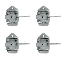 (4 Pack) Sea Rail Shipping Container Manual Twist Lock Twistlock Left-Right H...