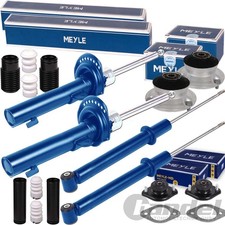 4x MEYLE STOßDÄMPFER+HD DOMLAGER SCHUTZ KIT VORNE+HINTEN passend für BMW 3er E46