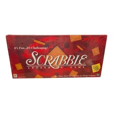 Vintage Milton Bradley Scrabble Crossword Board Game 1999 Sealed Rare New