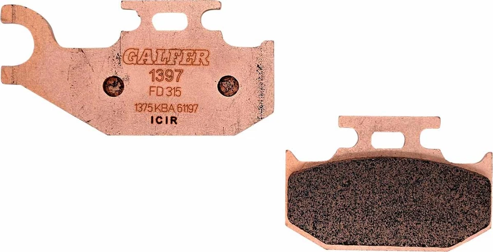 Galfer HH Sintered Brake Pads for 2007-2009 Can-Am Outlander Max 500 HO EFI ATV - Image 2 of 3