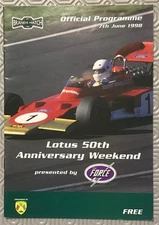 BRANDS HATCH 7 June 1998 Lotus 50th Anniversary Weekend Official Programme