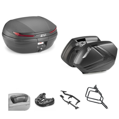 GIVI Topcase Koffer V45N V37NNT 45/37L Kawasaki 650 KLE Versys EFF 2015-2018