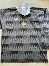 Suède FA - Maillot de football vintage Puma Swedish Allsvenskan arbitre XL