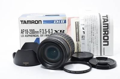 TAMRON AF 18-200mm F3.5-6.3 XR Di II LD Aspherical IF MACRO A14 Nikon with box