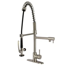 Kingston Brass LS850.DL Concord 1.8 GPM 1 Hole Pre-Rinse Kitchen - Nickel