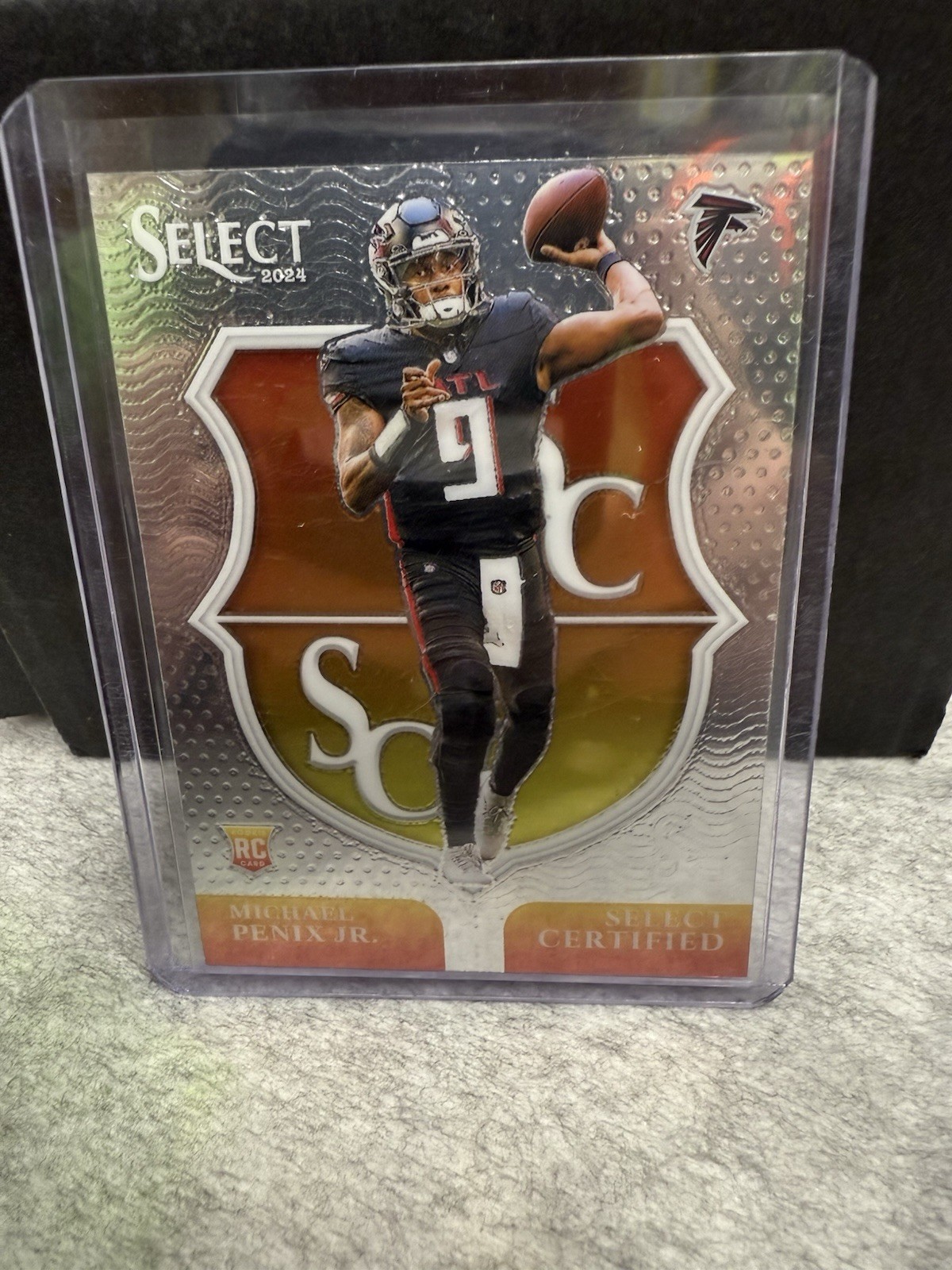 2024 Panini Select - Select Certified Rookies Michael Penix Jr. #9 (RC)