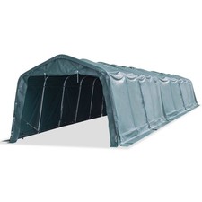 Removable Livestock Tent PVC 550 g/m²Dark Green Sheep House Multi Sizes vidaXL