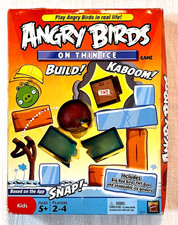 Mattel 2011 Angry Birds On Thin Ice Skill  Action Game X3029 - New Open Box