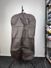 Canali Garment Bag Brown Suit Cover Travel Storage Case