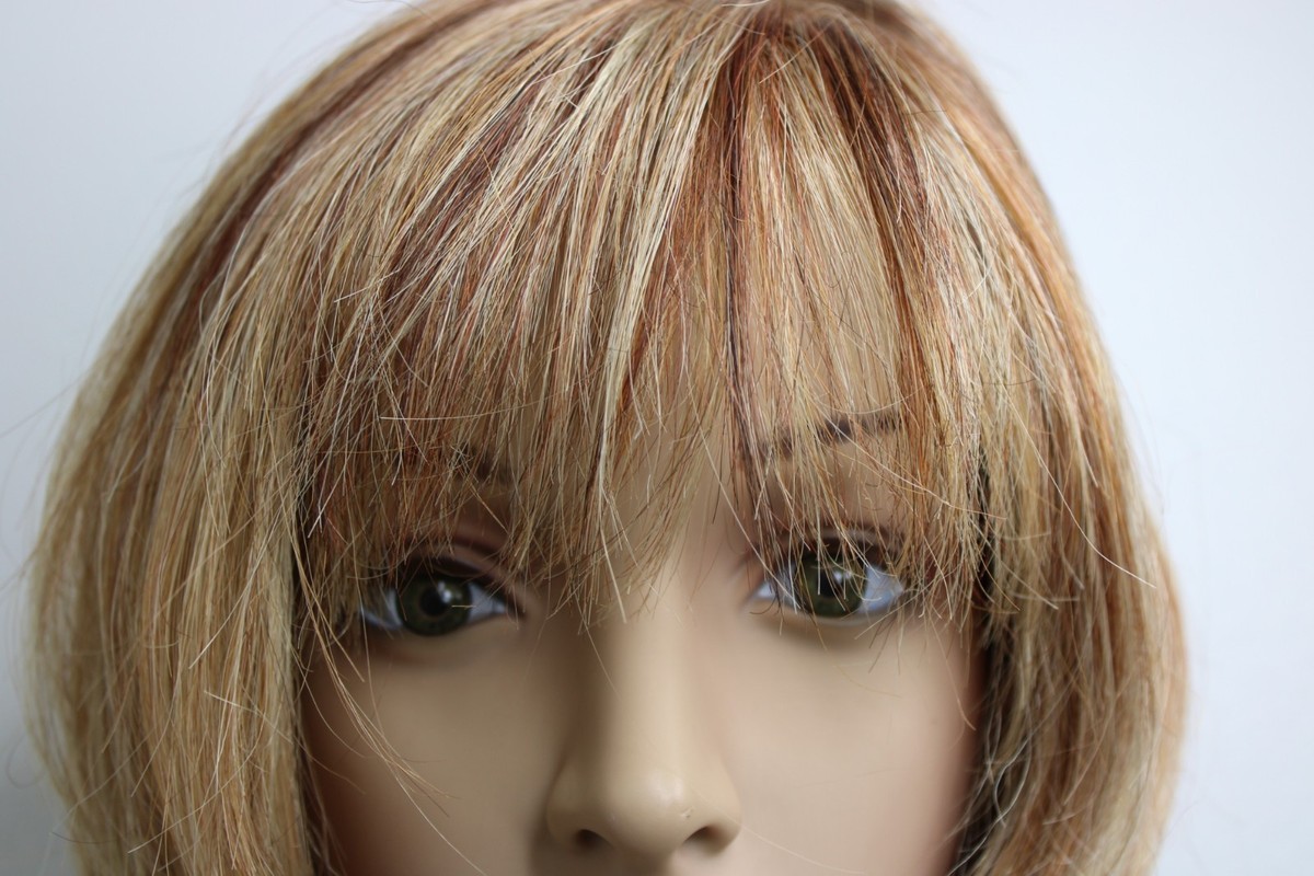 Raquel Welch Big Time 23097 R29S+ Glazed Strawberry Memory Cap Textured As Is Amazon.com : Hair u wear Wig Color R29S+ GLAZED STRAWBERRY  main image 3