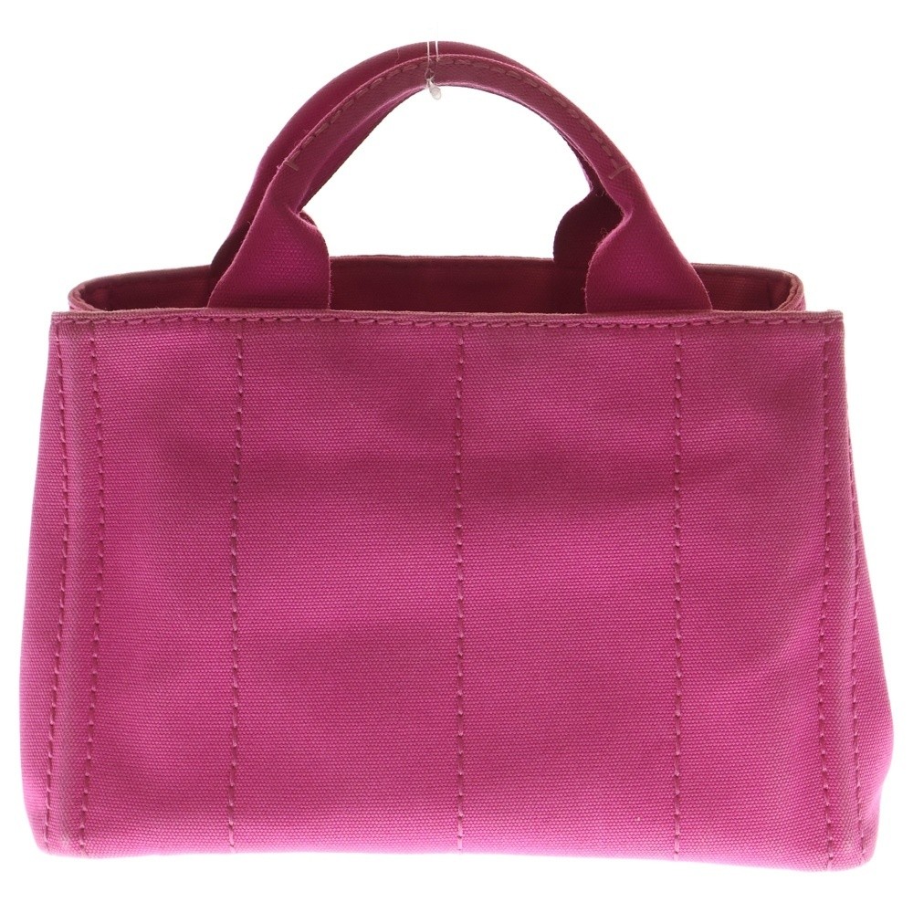 PRADA Canapa Mini Handbag Tote Bag Pink Canvas BN2439 Gold Hardware from japan thumbnail 2