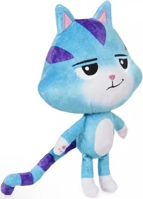 Gabby's Dollhouse Blue Cat Rat Plush Toy 8-Inch Purr-ific Doll