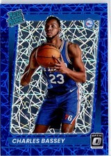 2021-22 Donruss Optic Charles Bassey Blue Velocity #163 RC
