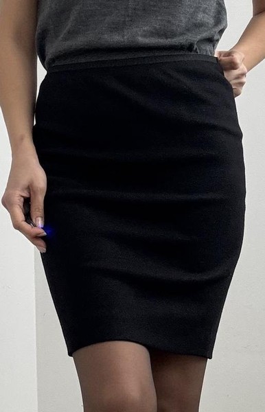 Women Marc Cain Skirt Black Wool 36 / S / 44