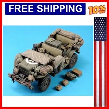1/35 Scale Die-Cast Resin Model Assembled Kit WWII US Military Jeep WC-56/57 ...
