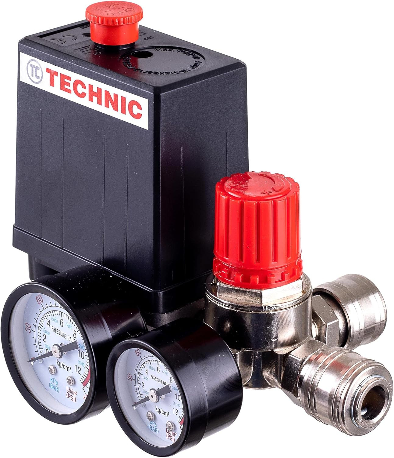 Offerta Regolatore Pressione Compressore 230V + Valvola e Manometri