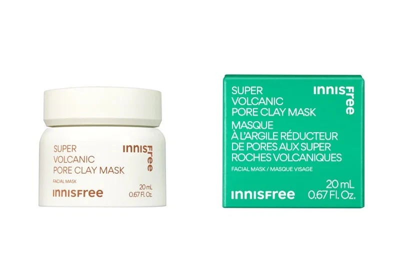 INNISFREE - Super Volcanic Pore Clay Mask 20ml Clarifying Travel Size - BNIB - Image 2 of 2