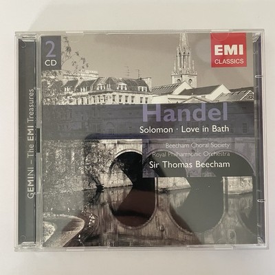 Handel   Solomon - Love In Bath CD x2 2005 IMPORT - Sir Thomas Beecham RPO