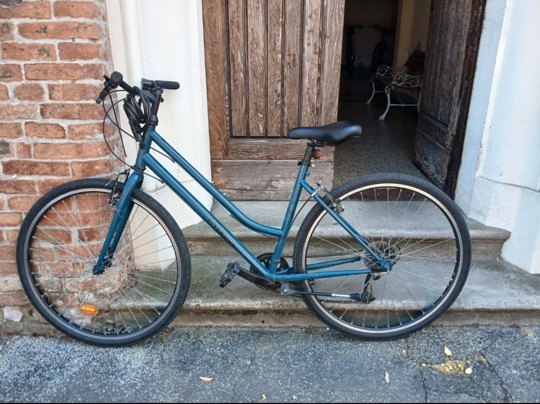 Riverside 120 bici trekking Dechatlon unisex Media