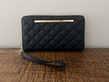 PORTAFOGLIO/POLSO/BORSA POCHETTE STEVE MADDEN NERA TRAPUNTATA