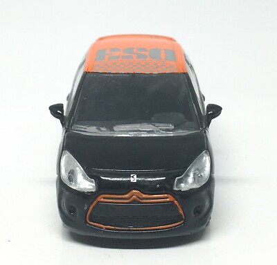 Norev Citroen DS3 Black - Orange Roof - Silver Letters 1/64 (3